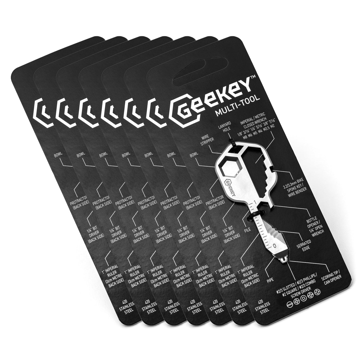 7 Geekeys - Buy 4, Get 3 FREE - Carve Design